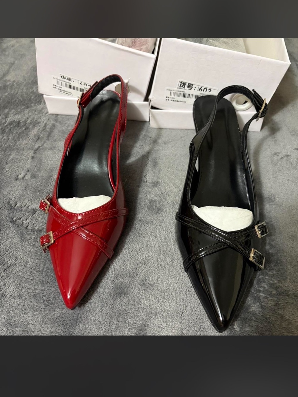 RED ONLY Kitten Heels